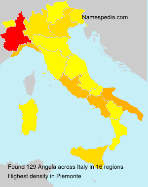 Surname Angela in Italy Surname Angela in Italy