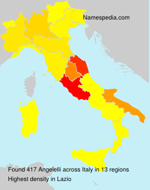 Surname Angelelli in Italy Surname Angelelli in Italy