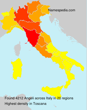 Surname Angeli in Italy Surname Angeli in Italy