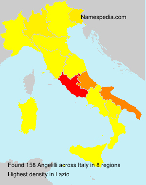 Surname Angelilli in Italy Surname Angelilli in Italy