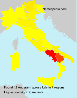 Surname Angerami in Italy
