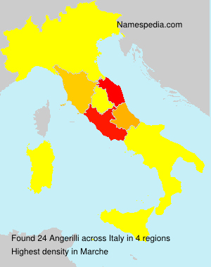 Surname Angerilli in Italy Surname Angerilli in Italy