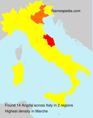 Surname Angilla in Italy Surname Angilla in Italy