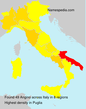Surname Angino in Italy Surname Angino in Italy