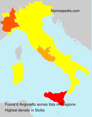 Surname Angioletto in Italy Surname Angioletto in Italy