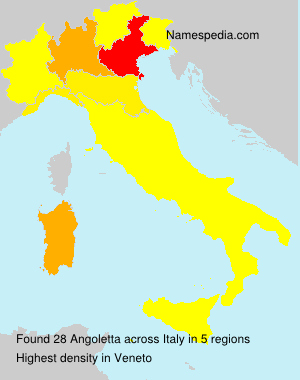 Surname Angoletta in Italy Surname Angoletta in Italy