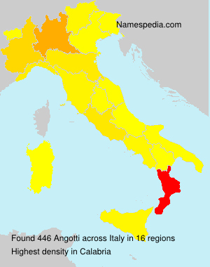 Surname Angotti in Italy Surname Angotti in Italy