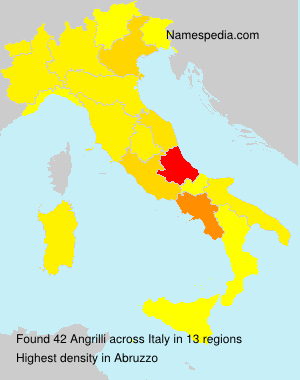 Surname Angrilli in Italy Surname Angrilli in Italy