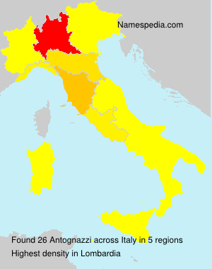 Surname Antognazzi in Italy Surname Antognazzi in Italy