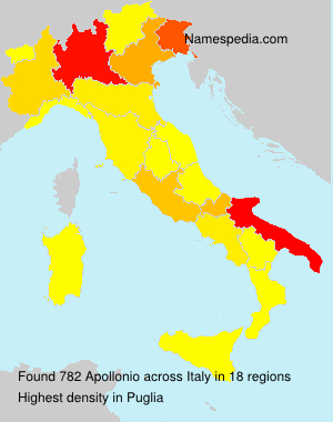 Surname Apollonio in Italy Surname Apollonio in Italy