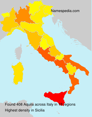 Surname Aquila in Italy Surname Aquila in Italy