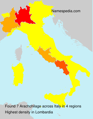 Surname Arachchilage in Italy Surname Arachchilage in Italy