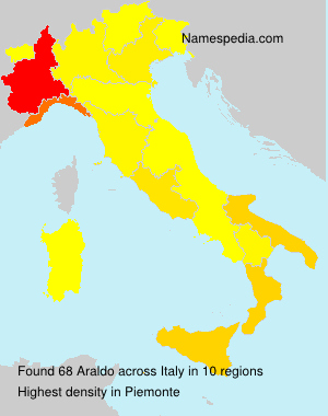 Surname Araldo in Italy Surname Araldo in Italy