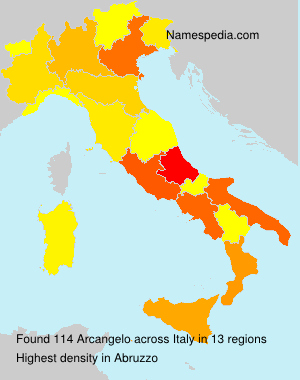 Surname Arcangelo in Italy Surname Arcangelo in Italy