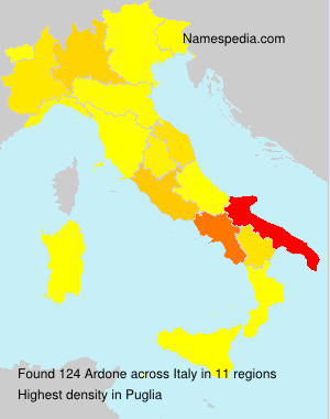 Surname Ardone in Italy Surname Ardone in Italy