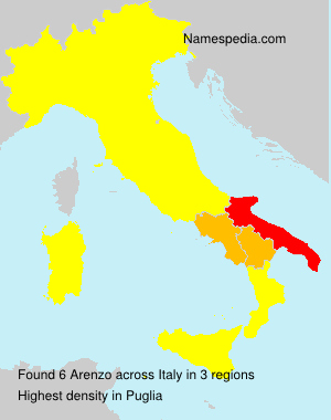 Surname Arenzo in Italy Surname Arenzo in Italy