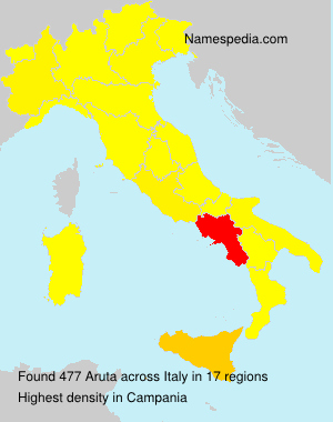 Surname Aruta in Italy Surname Aruta in Italy