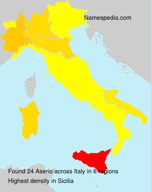 Surname Aserio in Italy Surname Aserio in Italy