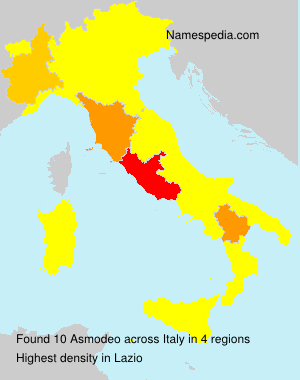 Surname Asmodeo in Italy Surname Asmodeo in Italy