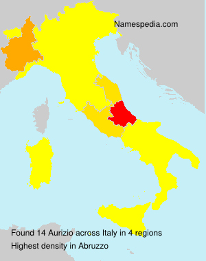 Surname Aurizio in Italy Surname Aurizio in Italy