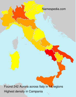 Surname Aurora in Italy Surname Aurora in Italy