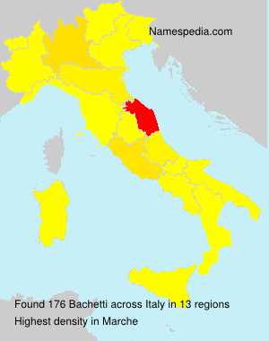 Surname Bachetti in Italy Surname Bachetti in Italy