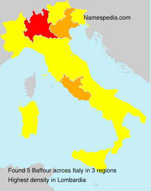 Surname Baffour in Italy Surname Baffour in Italy