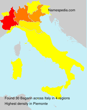 Surname Bagarin in Italy Surname Bagarin in Italy