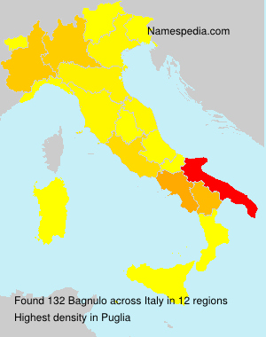 Surname Bagnulo in Italy Surname Bagnulo in Italy