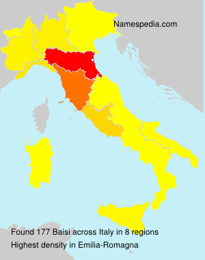 Surname Baisi in Italy Surname Baisi in Italy