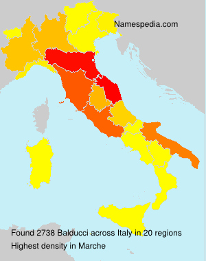 Surname Balducci in Italy Surname Balducci in Italy