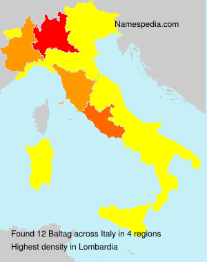 Surname Baltag in Italy Surname Baltag in Italy