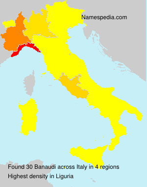 Surname Banaudi in Italy Surname Banaudi in Italy