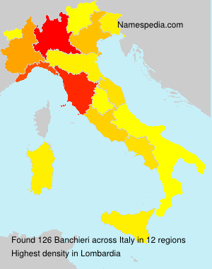 Surname Banchieri in Italy