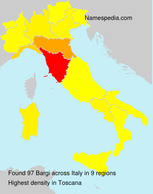 Surname Bargi in Italy Surname Bargi in Italy