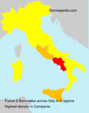 Surname Baronessa in Italy Surname Baronessa in Italy