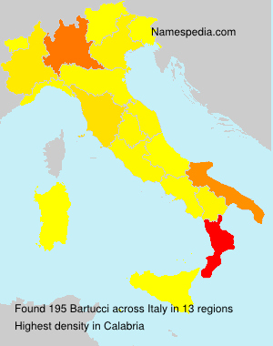 Surname Bartucci in Italy Surname Bartucci in Italy