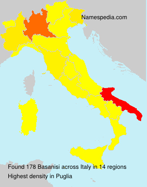 Surname Basanisi in Italy Surname Basanisi in Italy