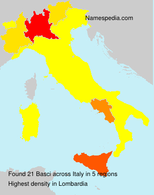 Surname Basci in Italy Surname Basci in Italy
