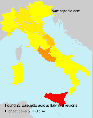Surname Bascietto in Italy Surname Bascietto in Italy