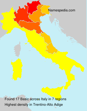 Surname Basic in Italy Surname Basic in Italy