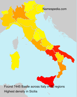 Surname Basile in Italy Surname Basile in Italy