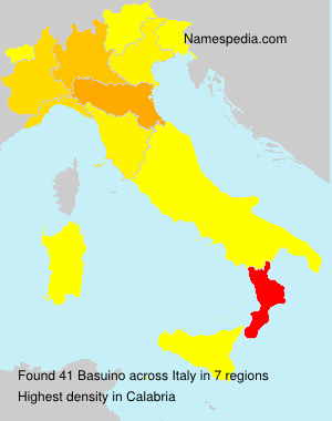 Surname Basuino in Italy Surname Basuino in Italy