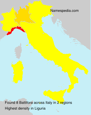 Surname Battifora in Italy Surname Battifora in Italy