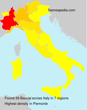 Surname Baucia in Italy