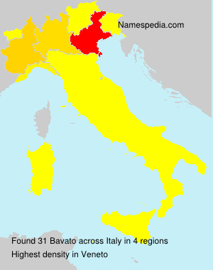 Surname Bavato in Italy Surname Bavato in Italy