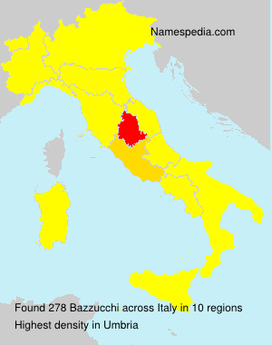 Surname Bazzucchi in Italy Surname Bazzucchi in Italy