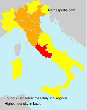 Surname Bedzeti in Italy Surname Bedzeti in Italy