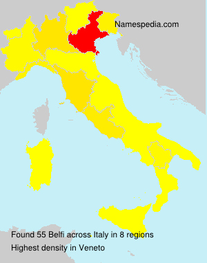 Surname Belfi in Italy Surname Belfi in Italy