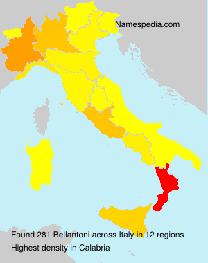 Surname Bellantoni in Italy Surname Bellantoni in Italy